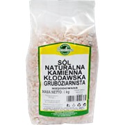 Sól kłodawska gruboziarnista niejodowana 1kg SMAKOSZ