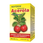 Acerola 500mg, 100 tbl SANBIOS