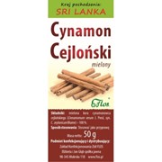 Cynamon cejloński mielony 50g FLOS